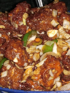 A picture of Restaurant style dry veg manchrian.