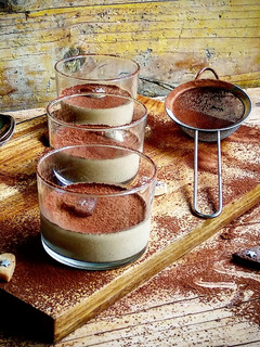 Una foto de Panna Cotta de Café, Baileys y Canela