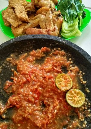 Foto resep Sambal terasi penyetan