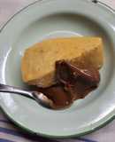 Galle-Flan con dulce de leche