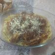 Tallarines con salsa de pollo 😜