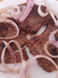 A picture of Pork steak.