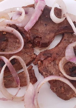 A picture of Pork steak.