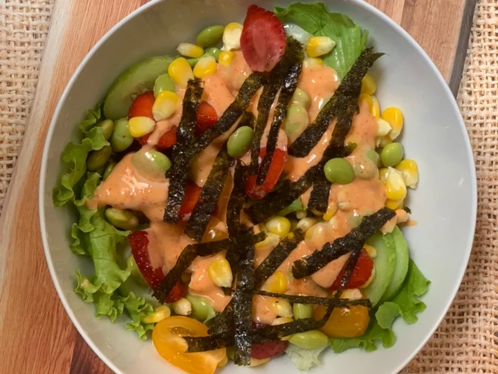 Cara Gampang Menyiapkan Resep  Simple Salad yang Enak, Bisa Manjain Lidah