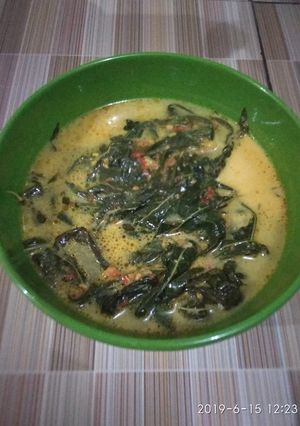Foto resep Sayur santan daun singkong