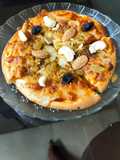 Dry fruits pizza