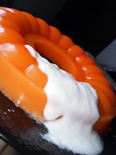 Foto resep Puding labu kuning vla