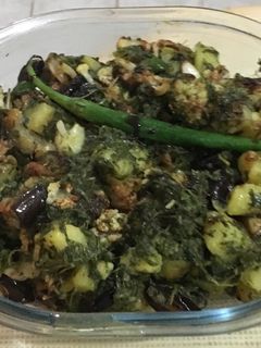 صورة لوصفة سبانخ بالخضار