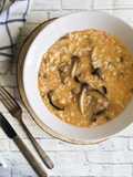 Risotto de Alheira e Cogumelos