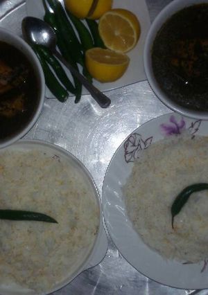 صورة لوصفة ملوخية ورز