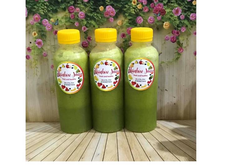 Resep Diet Juice Kale Cucumber Pineapple Pear Turmeric, Menggugah Selera