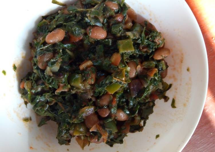 Simple Way to Make Ultimate Fried veggies +beans #authors Marathon