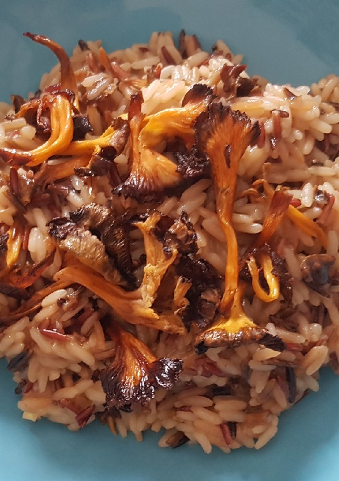 Una foto de Arroz salvaje con gula de monte