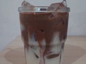 Gambar es milo susu uht
