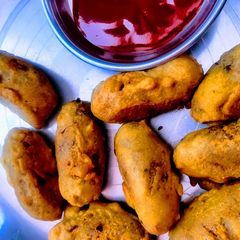 A picture of Poha Cutlet.