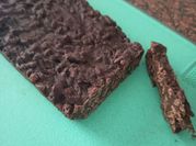 Una foto de fondant chocolate