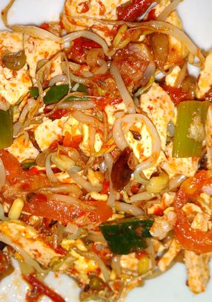 Foto resep Tumis tahu pedas (sederhana dan ekonomis)
