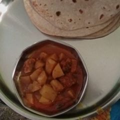 A picture of Aloo ki sabji.