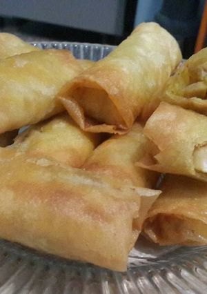 Foto resep Lumpia isi ayam dan sayuran ala rumahan