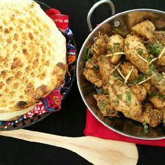A picture of Balochi Tikka Karahi (highway style).