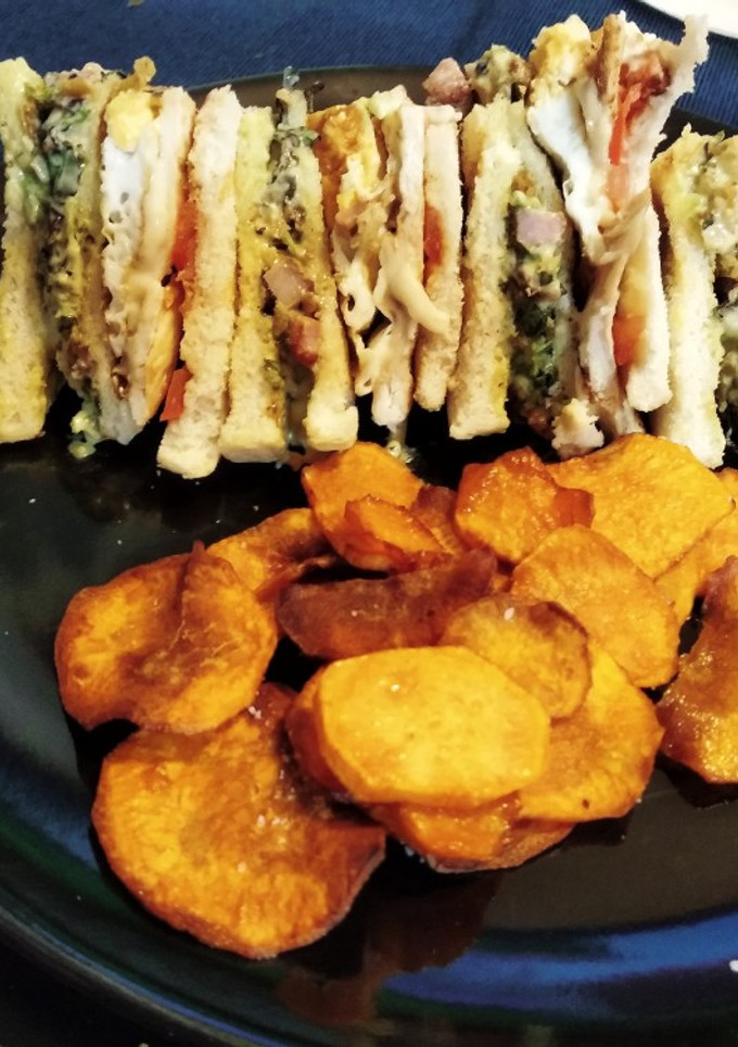 Una foto de Sándwich vips club (a mi manera)