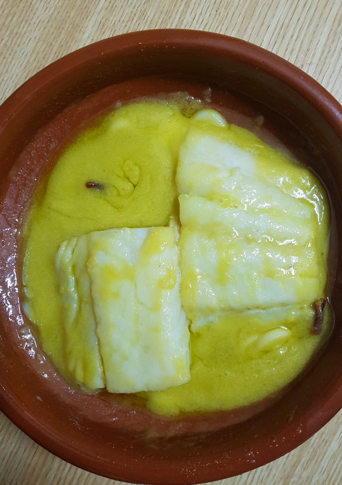 Una foto de 🇪🇸 Bacalao al pil pil fácil y rápida 🇪🇸