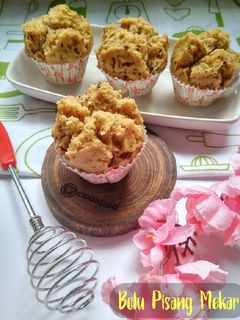 Foto resep Bolu Pisang Mekar no telur no mixer