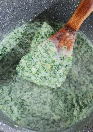 Una foto de 🥬 Salsa bechamel de acelga 🥬