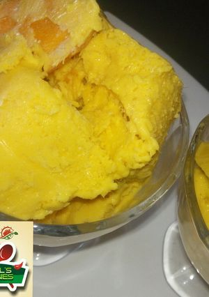 A picture of Mango ice cream 1.
