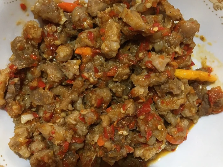 Cara Gampang Membikin Resep Oseng-oseng Mercon daging Sapi yang Uenak Anti Ribet, Menggugah Selera