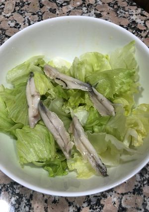 Foto principal de Ensalada con boquerones en vinagre