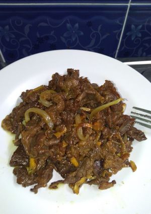 Foto resep Beef Teriyaki ala Hokben (Hoka-Hoka Bento) Daging sapi teriyaki