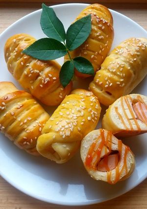 Foto resep Roti unyil Sosis Keju
