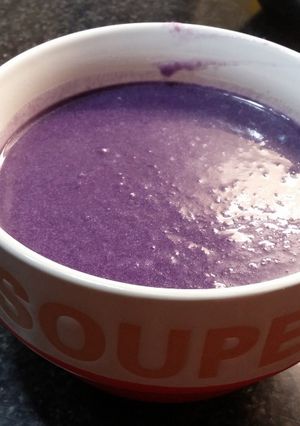Une photo de Soupe de chou rouge (vegan)