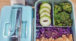 Hình ảnh món Healthy: Salad ức gà - bắp cải tím