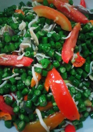 Foto resep Tumis kacang panjang teri