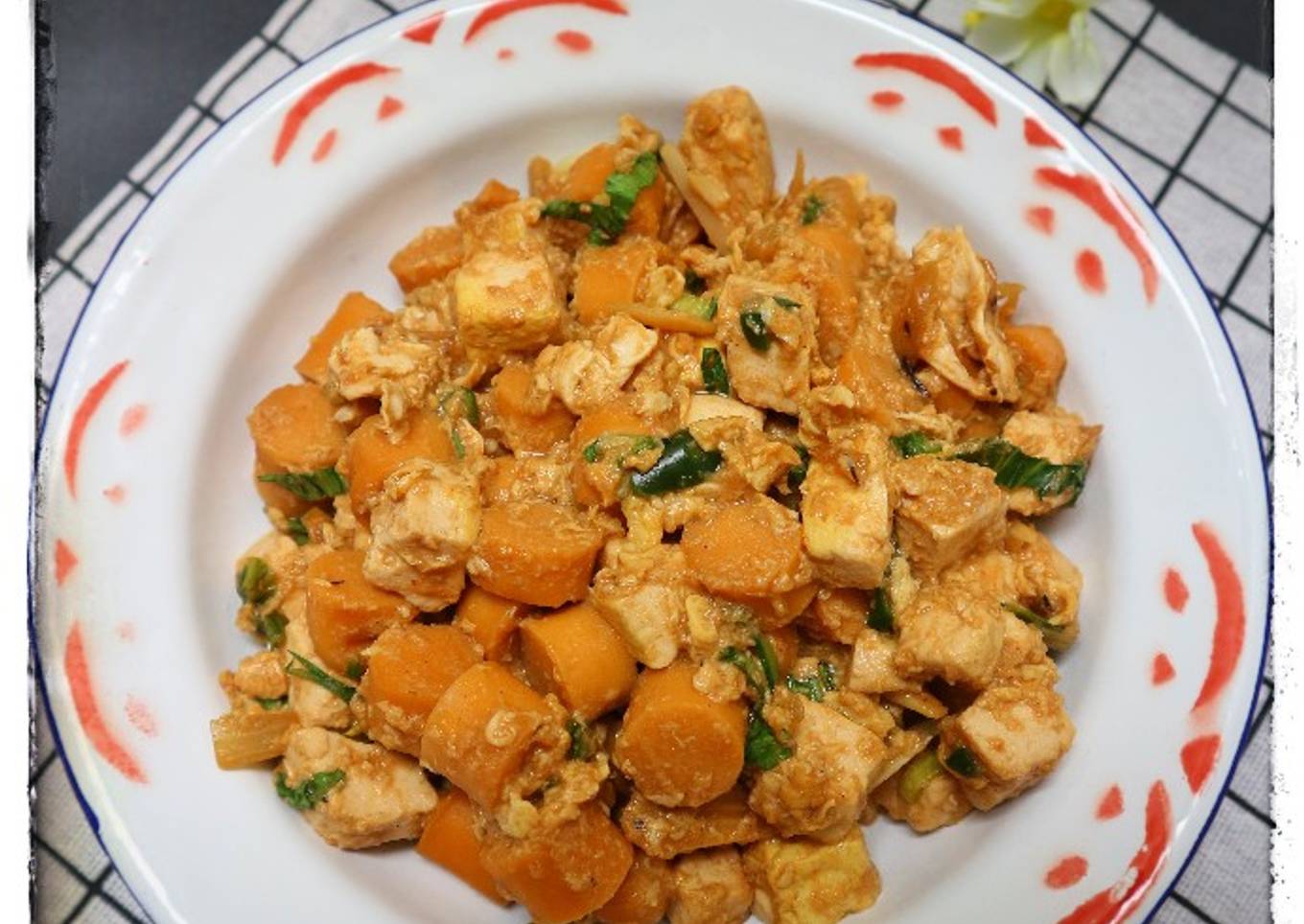 Tumis Sosis Tahu Telur