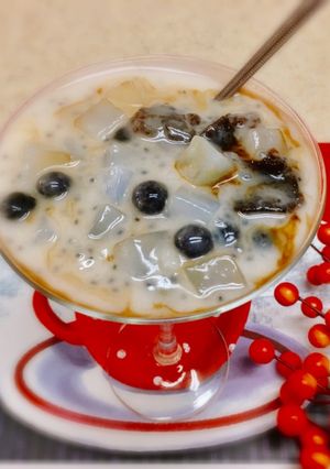 Hình của món Xương xáo-thạch dừa.