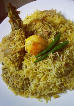A picture of Handi biryani.