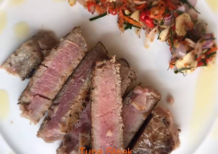 Cara Gampang Membuat Tuna Steak, Sempurna