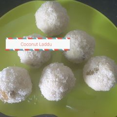 A picture of Coconut Laddu.