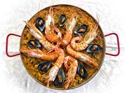 Una foto di paella