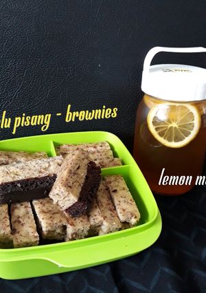 Foto resep Bolu pisang brownies & lemon madu