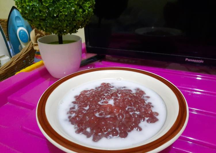 resep cara bikin Bubur Mutiara by Ricecooker Ala Anak Kos