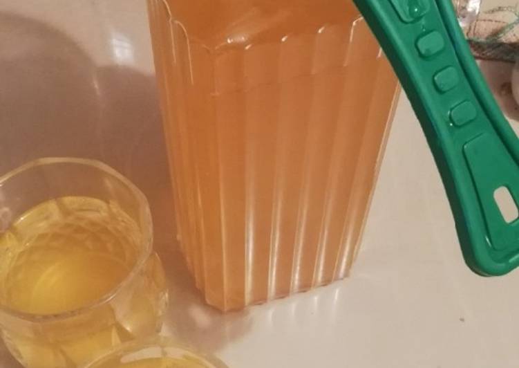 Step-by-Step Guide to Prepare Speedy Pineapple and ginger water