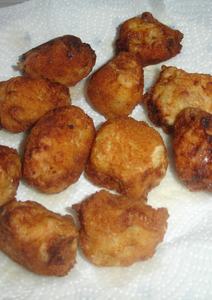 Una foto de Croquetas de bechamel con jamón serrano