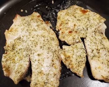 Ready to Serve Parmesan Broiled Tilapia Delicious and Healthy