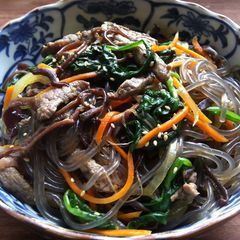 A picture of Sweet Potato Noodles Stir-fry.