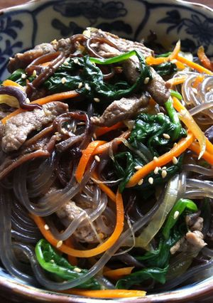 A picture of Sweet Potato Noodles Stir-fry.