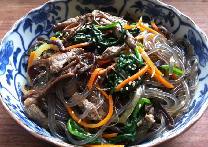 Sweet Potato Noodles Stir-fry